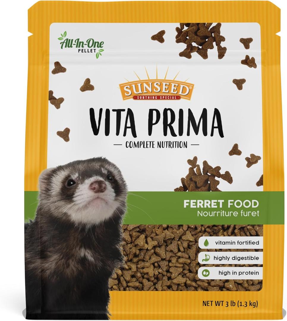 Sunseed Vita Prima Ferret Food - 3lbs (EXP 07/01/27)