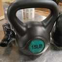 HULKFIT Kettlebell Sets Wide Grip 3-Piece Kettlebells Exercise Fitness Weight Set