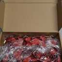 Giegxin 30 Pcs 11 x 5.5 Inches Velvet Bows for Christmas Tree Wreath Garland Ornaments Large Xmas Vintage Double Velvet Ribbon Bows for Xmas Home Decor Indoor Outdoor Holiday Decorations(Burgundy)