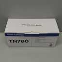 TN760 Toner Cartridges Replacement for Brother Toner TN-730/TN-760 Compatible HL-L2350DW MFC-L2710DW MFC-L2750DW HL-L2395DW HL-L2370DW DCP-L2550DW HL-L2390DW (Black, 2 Pack)