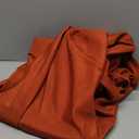 Gee Di Moda Fitted Tablecloth - 72 x 30 Inch Burnt Orange Fitted Table Cloth for 6 Foot Rectangle Table - Heavy Duty Washable Fabric - for 6 Ft Buffet Table Holiday Party Dinner Wedding & Trade Show