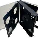 MediaPack4All 24mm Chubby Multi-Six Jewel Case (6-Disc Capacity), Black Chubby Jewel Case for CD/DVD/Game Storage (10)