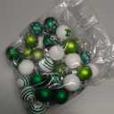 Libima 40 Pcs St. Patrick's Day Tree Ornament St. Patrick's Day Hanging Decorations Ball Irish Clover Tree Decorations for Party Shelf Ornament