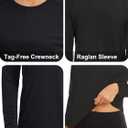 MAGCOMSEN Women's Long Sleeve Shirts UPF 50+ Sun Protection Shirts for Hiking Fishing Workout Rash Guard (Black)