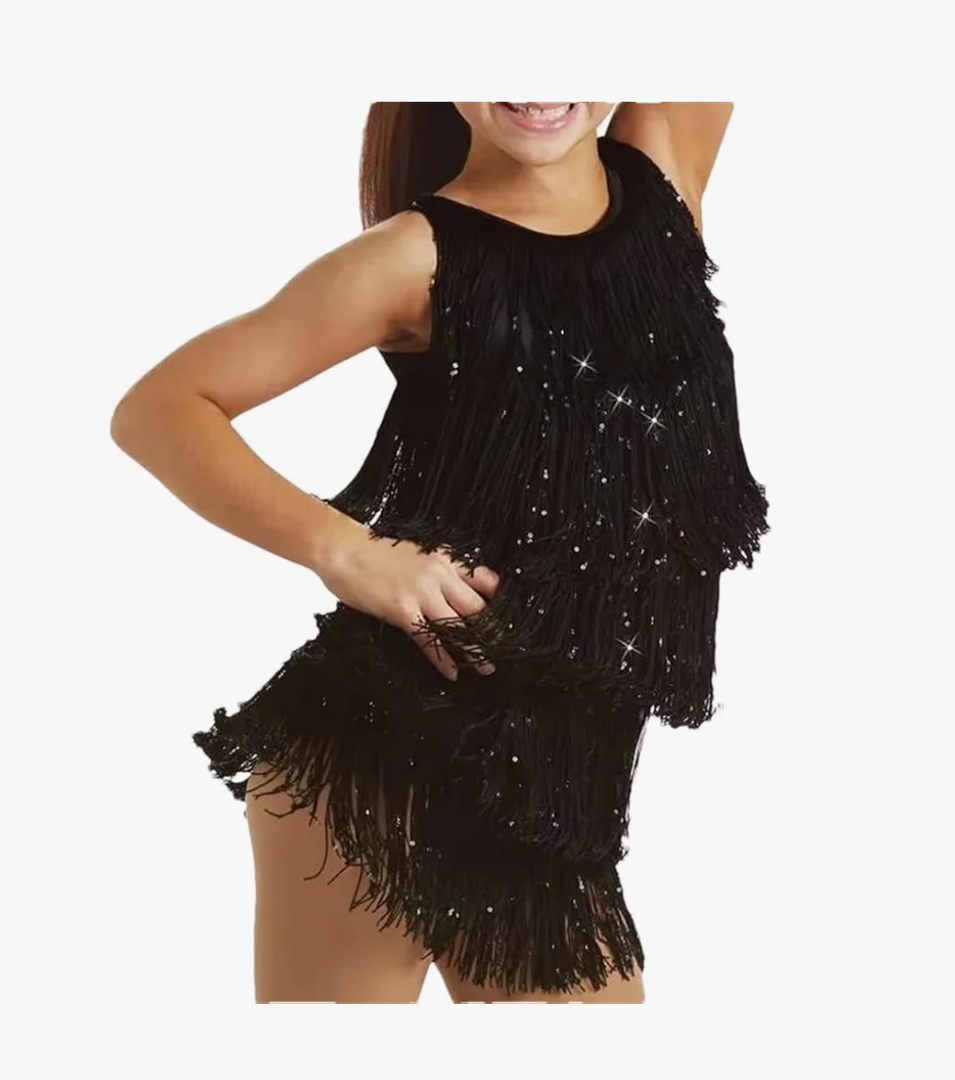 Womens Professional Dance Costume Jazz Dance Performance Leotard Dress Latin Dancewear Bodysuit L