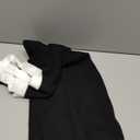 V FOR CITY Maternity Dress for Baby Shower Sleeveless Slit Rib Knit Casual Square Neck Bodycon Pregnancy Clothes (Medium, Black)