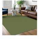 Ivissy Braided Area Rug 5x7 Ft Washable Rugs for Living Room Non Slip Bedroom Rugs Boho Dining Room Rug Cotton Living Room Woven Floor Carpet for Nursery Playroom, Green