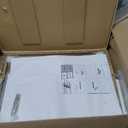 Black Dry Erase Board, 24" x 18" Magnetic Large Black Glass Board Frameless Wall Mounted Glass Whiteboard for Office, School & Home with 1 Acrylic Marker Tray & 3 Strong Magnet