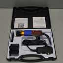 200W Professional Dog Grooming Clippers with Stepless Speed Control, Low Noise <50dB Pet Hair Trimmer Kit, Solid Wood Handle, 2 Blades, Dual-Sided Guide Combs, Heavy-Duty Plug-in Clippers for Cats (Orange)