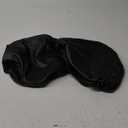 Shukii Stool Covers Round 2 Pack Bar Watedrproof PU Slipcover with Elastic Cushion Seat for Chair, Black