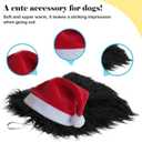 Dog Costume Lion Mane Funny Reindeer Moose Dog Costume for Halloween & Christmas Photoshoot Entertainment (Black) Size L