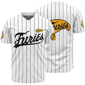 Men's The Furies Baseball Movie Jersey Shirts Costume Stitched 3XL