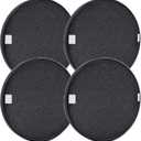 4 Pack PureZone Halo Replacement Filter for Pure Enrichment PureZone Halo Air Purifier PEAIRDSK, 2 in 1, H13 True HEPA with Activated Carbon Pre-Filter