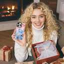 for iPhone 13 Pro Max Case, Coastal Vintage Collage Pattern, Military-Grade Drop Protection, Vintage Seaside Soft Slim TPU Cover with Camera Protection for Girls (PlumeriaSea)