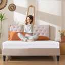 Biscaynebay Decorative Box Spring Cover King & Cal King Size, White Luxurious Jersey Knitting Stretchy Wrap Around 4 Sides Bed Skirt for Home/Hotels, Easy Fit Wrinkle & Fade Free Machine Washable