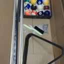 Hathaway Pool Table Accessories Kit - Pool Sticks Set of 2, 16 Billiard Balls, Pool Rack Triangle, Brush, Chalk, & Bridge Stick with Aluminum Head - Billiards Accessories for Gameplay