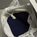 jiaao Neck Pillow Airplane, Ergonomic Memory Foam Travel Pillows for Long Flights, 3D Eye Masks, Ear Plugs and Portable Drawstring Bag, Napping Pillow for Home, Sleep Rest, Family and Travel Use (Dark Blue(drawstringe))