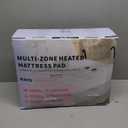 King Size Electric Heated Mattress Pad - Bed Warmer with Memory & Preheat Functions, 12 Heat Settings Dual Control for 1-12 Hours Auto Off, Lighted Button