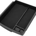 DNA Motoring Front Center Console Organizer Tray Compatible with 16-19 Tesla Model S X, Armrest Storage Box, ZTL-Y-0075