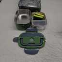 Electric Heated Lunch Box for Adults with 2 Pack 1.5L Containers, Portable 100W 3-IN-1 Fast Heated Lunch Box for Men, Portable Heating Food Warmer,12V/24V/110V for Car Truck Office Home Travel (Green)