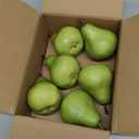 D-Seven 6pcs Fake Pear Artificial Fruit Faux Pears for Home Shop Supermarket Props Or Decoration(Green)