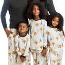 Burt's Bees Baby Family Matching Holiday Pajamas - Organic Cotton PJs for Infants, Toddlers, Kids, Men, and Women