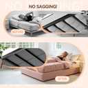 Queen Size Bunkie Board 60x80'' - Breathable Hollow-Core Bed Support, Noise Minimizing & Moisture Resistant Oxford Fabric Cover, Low Profile Bed Board for Sagging Queen Mattress, Grey