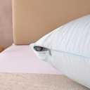 evolive Luxury 100% Tencel Material Silk Feel Cooling Breathable Pillow Cover/Pillowcases (Mineral Blue, 21X54 Body Pillow Cover)