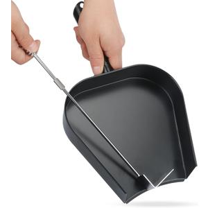 Ash Pan for Big Green Egg, Stainless Steel Ash Tool Kit Ash Tool Poker Rake Set for Big Green Egg Large, for Kamado Joe, for Charcoal Smoker Wood Burning Stove