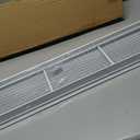 Linear Bar Air Grille 32" X 6", Aluminum Air Supply/Return Grilles,Easy Air Flow,Removable Grille/Door-HVAC Air Vent Cover,White[Outer Dimensions: 32.8"w X 6.8"h]
