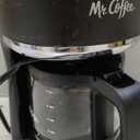 Mr. Coffee Programmable Coffee Maker 5 Cups with Auto Pause Glass Carafe Compact Design Black