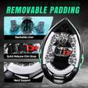 DOT Approved Youth Dirt Bike Helmet Kids Full Face Motocross Helmets Set, M
