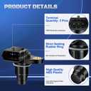 Camshaft Position Sensor Compatible with Hyundai Santa Fe 2013-2018, Azera Genesis Coupe 2012-2017, Kia Cadenza Sorento 2014-2016, Sedona 2015-2018 V6 3.3L Petrol Right Replaces 393183C500, PC946