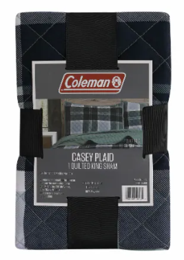 Coleman Casey Plaid Quilted Sham - 1 Each 20x36 in