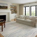 Loloi II Kamala Collection KAM-04 Sky/ Dove 2'-3" x 3'-10" Accent Rug