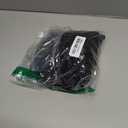 QINSEN Lounge Sets for Women 2 Piece Outfits Cropped Crew Neck Tops Fold Over Shorts Casual Loungewear Black S