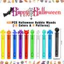 OCHIDO 400 PCS Halloween Bubbles for Kids, Bulk Halloween Party Favors, Halloween Mini Bubble Wands for Goodie Bags Stuffers, Trick or Treat, School Classroom Prizes Gifts for Boys Girls (10 Colors)