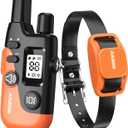 Jugbow Dog Shock Collar with Remote - 4200FT Dog Training Collar with LED Light, Electric Collar for Small Medium Large Dogs, IPX8 Waterproof Ecollar Collar with Beep/Safe Static/Vibration (Orange)