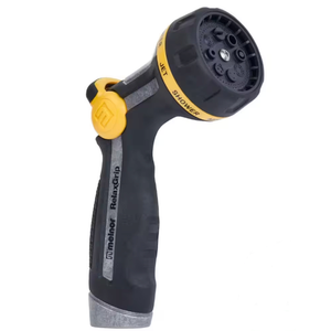 Melnor XT Metal Garden Hose Nozzle; Front Trigger with Flow Control; 8 Watering Patterns; 100% Metal Body with Fully Rubberized Slip Resistant Grip