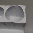 VITVITI Metal Hair Tool Organizer, Hair Dryer and Straightener Holder Countertop, Blow Dryer Holder Bathroom Organizer Storage for Vanity Makeup/Styling Tools/Curling Iron, White Marble Look