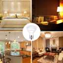 R14 LED Bulb, 4W=40W, Dimmable, E17 Base, Mini LED Reflector Floodlight Bulb, 400 Lumens, 2700K Warm White, 4 Pack