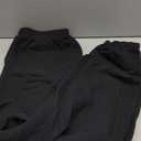 Hanes Women's Originals Midweight Fleece Joggers, Sweatpants with Pockets, 30", Plus (Medium, Black)