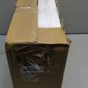 MyGift 3 Piece Set Antique Clear Glass Bathroom Apothecary Jars with Lid, Wedding Centerpiece, Kitchen Storage Jars with Metallic Brass-Tone Lids