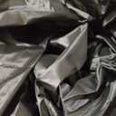 Tarp With plastic drain hose