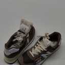 New Balance Unisex-Adult U574v1 Sneaker (11 Women/9.5 Men, Dark Mushroom/Angora)