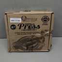 Victoria 8 Inches Cast Iron Tortilla Press, Roti Maker and Tortilladora, Pataconera Seasoned with Flaxseed Oil, Made in Colombia