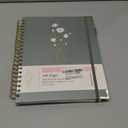 Hardcover Spiral Notebooks 8.5" X 11" Note Taking 5 Subject Notebook College Ruled with Dividers 240 Pages 100GSM Aesthetic Spiral Notebook for Work School Cute Journals for Women Writing (Green)