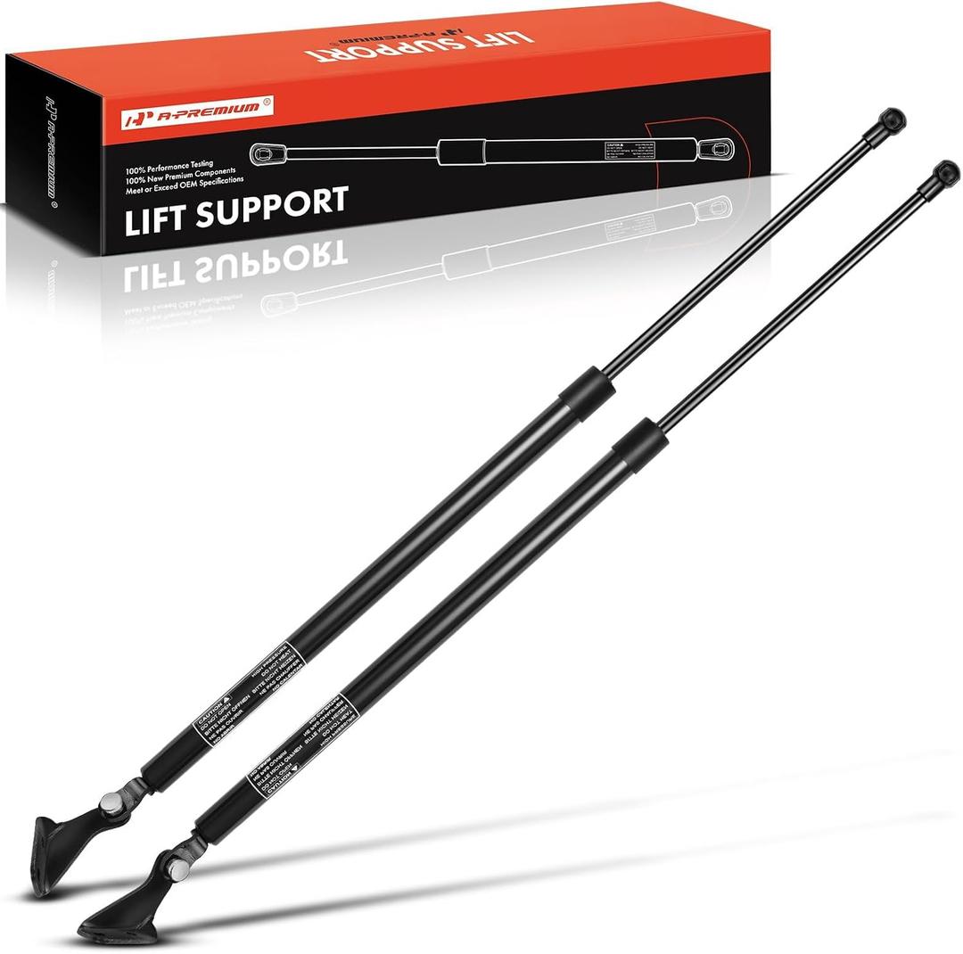 A-Premium Rear Liftgate Lift Supports Struts Shocks Compatible with Nissan Model - Rogue 2014-2020 Without Power Gate (Does NOT Fit Select & Sport), Compressed Length is 16.06"2PC Set