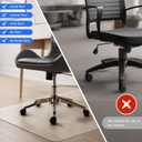 Azadx Office Chair Mat for Hardwood Floor Clear Chair Mat for Easy Glide Floors Protector for Under Desk Chairs Mat Plastic Floors Mats for Office Chairs(46" x 60" for Hard Floor)