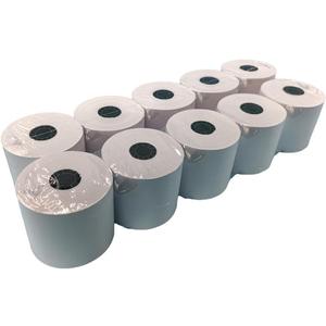 2 1/4 in x 150 ft Calculator Paper Rolls 2 1/4 Adding Machine Tape Paper Rolls, for HR-10RC, HR-170RC, HR-200RC, EL-1197PIII, EL-1801V, P23-DHV-3, CP-90A, MP11DX-2, 1280-2, 53 GSM, 10 Rolls